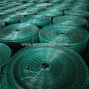Dark Green PVC Coated Welded Wire Mesh Rolls